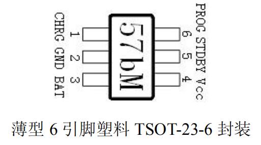 TP4057X (3mA-600mA 線性鋰離子電池充電器)