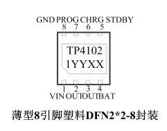 TP4100/TP4101/TP4102 (1000mA/500mA/1000mA 線(xiàn)性鋰電池 充電、放電保護(hù)芯片)