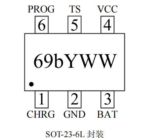 南京拓微TP4069 (10mA-600mA 線性鋰離子電池充電器)
