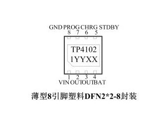 TP4100/TP4101/TP4102 (1000mA/500mA/1000mA 線(xiàn)性鋰電池 充電、放電保護(hù)芯片)